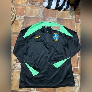 Nike Brazil 2025/26 Long Sleeve Quarter Zip Jacket Size M